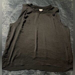 Cabi Complete Top Sleeveless Black Top